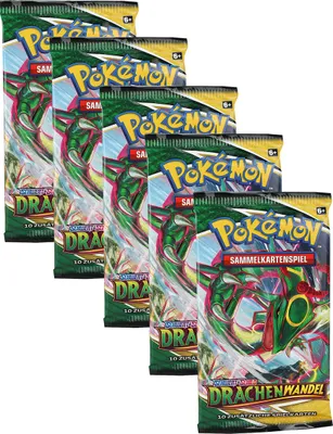 Produktbild von Pokemon Sammelkartenspiel: 4 Booster - SS7: Drachenwandel - Vorteilspack