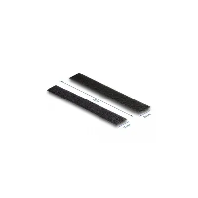 Image de DELOCK Strapazier Klettband Haft u. Flauschband 15mx25mm SW