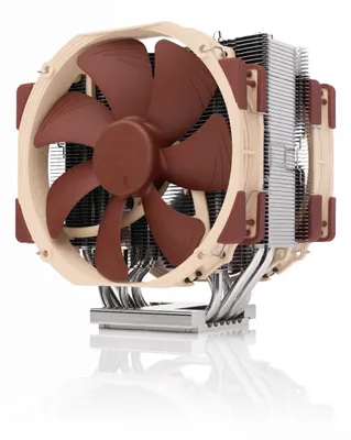 Produktbild von Noctua NH-U14S TR5-SP6, Luftkühlung, 14 cm, 300 RPM, 1500 RPM, 140,2 m³/h, Hellbraun
