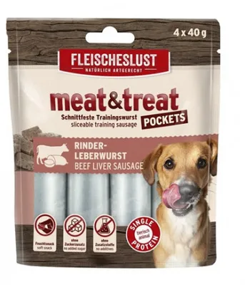Produktbild von Meatlove Meat & Treat Rinderleber 4X40G
