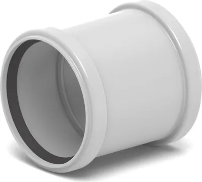 Produktbild von REHAU RAUSILENTO, Doppelmuffe, DN 110, 1 Stk.