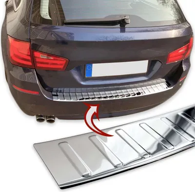 Zdjęcie produktu dla Osłona zderzaka ze stali nierdzewnej do BMW serii 5 F11 TOURING 2010-17 | polerowana + fazowanie