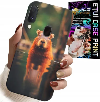 Produktbild von Hülle Für Samsung Galaxy A40 - Süsses Wasserschwein, Wasserschwein, Viele Designs