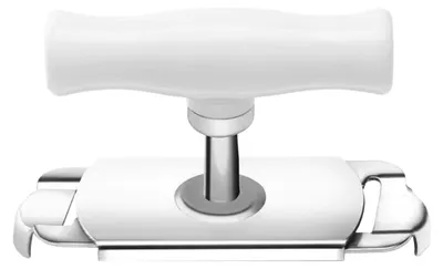 Produktbild von Glasöffner, verstellbarer Deckelöffner aus Edelstahl, leicht zu drehender Dosenöffner mit Zahnraddesign und ergonomischem Griff für Senioren mit schwachen Händen und Arthritis