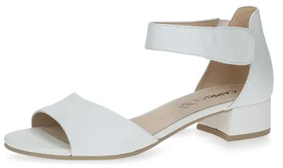 Produktbild von Caprice Damen Sandale Leder geschlossene Ferse 9-28212-20, Größe:40.5 EU, Farbe:Weiß