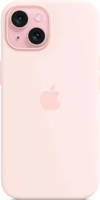 Produktbild von iPhone 15 Silicone Case with MagSafe - Light Pink