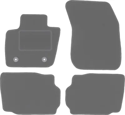 Produktbild von Graphit-Fußmatten für: Ford Mondeo MK5 Limousine, Kombi (2015-)