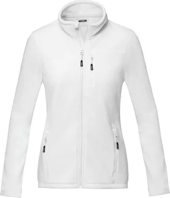 Productafbeelding van Elevate NXT - "Amber" fleecejas voor dames, met volledige rits, model PF4076 (maat L), kleur wit