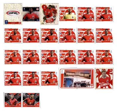 Produktbild von UEFA EURO 2024 Germany - Sammelsticker - Mannschaftspaket - Österreich