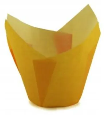 Image de Tamipol Caissettes à Muffins Hautes Jaunes Lot de 200