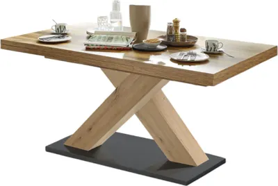 Produktbild von Esstisch ausziehbar Elene 180x90x76 Asteiche/Plankeneiche 13981-180