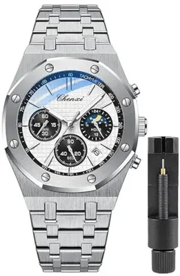 Produktbild von Famanu Chronograph Uhr für Herren - Wasserdicht mit Kalender