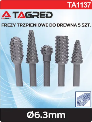 Produktbild von Frässtifte Holz 5tlg Schaftfräser 6mm Set Bohrmaschine Fräsersatz