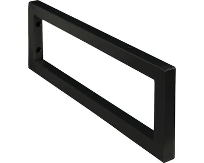 Produktbild von Halter für Waschtischauflage schwarz matt 44 cm