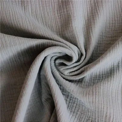 Produktbild von 50x130cm Musselin Stoff uni   Meterware Mulltuch Baumwolle
