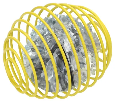 Produktbild von Beeztees Katzenspielzeug Hüpfball für Kätzchen gelb