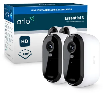 Zdjęcie produktu dla Arlo Essential VMC2280: IP Kamera 2er Pack