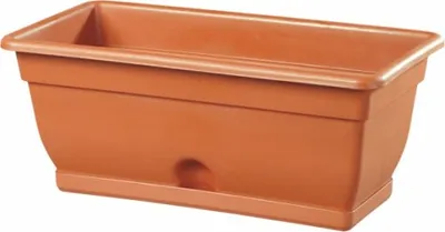 Immagine prodotto di Cassetta di auto-irrigazione BELL MAXI in plastica terracotta 80x40x36cm
