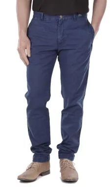Produktbild von Tommy Hilfiger Herren Pants Denton Chino Indigo Print Herringbone