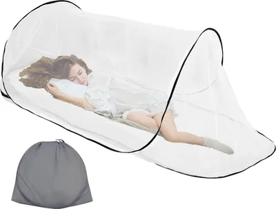 Produktbild von Pop-up Moskitonetz 200 x 80 x 56 cm für Reisen ohne Aufhängung - geeignet für Zuhause und Camping