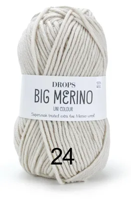 Produktbild von Drops BIG MERINO (50g/75m) 24 hellbeige