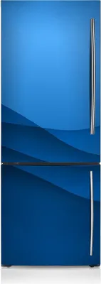 Obrázok produktu pre Fólie na chladničku samolepky magnetky na chladničku dekorácia fólia na chladničku 60x190 cm - pasáž modrá.