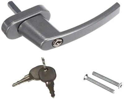 Productafbeelding van Olympia 5986 Olympia Fenstergriff mit Schloss FGS 100, silber
