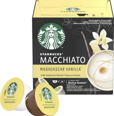 Zdjęcie produktu dla Starbucks Dolce Gusto Macchiato Madagascar Vanilla 12 kapsu³ek