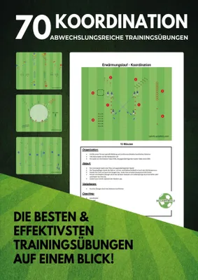Produktbild von 70 abwechslungsreiche Koordinationsübungen für dein perfektes Fußballtraining