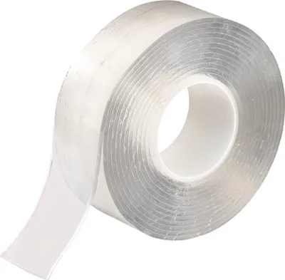 Image de Ruban adhésif double face nano - Ruban adhésif fort réutilisable - Ruban adhésif double face transparent pour fixation murale - Transparent