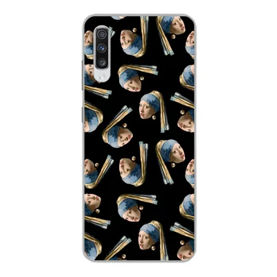 Produktbild von MuchoWow® Handyhülle Schutzhülle Hülle für Samsung Galaxy A70 Das Mädchen mit dem Perlenohrring - Muster - Vermeer Silikon Softcase Handy Hülle - Schutzhaube