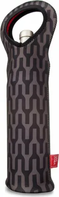 Immagine prodotto di Vacu Vin Flaschentasche Single, Flaschenträger, Transporthülle, Tragehülle, Nylon, Polyester, Braun, 36255606