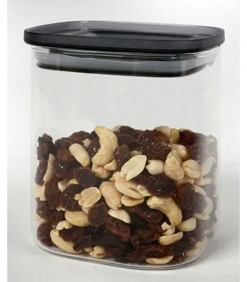 Image de 8x Bocal 0,9L Transparent Récipients Boîtes Conservation Céréales Pâtes