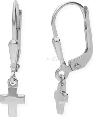Produktbild von JuwelmaLux Kreuz Ohrhänger 925 Silber rhodiniert JL10-06-1188
