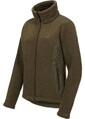 Productafbeelding van Damen fleecejas Josefa, kleur: bruin (modderkleur), maat 40