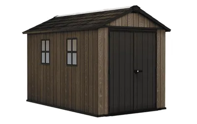 Produktbild von Keter Gartenhaus APEX 7,5x11 Walnuss Kunststoff Gerätehaus abschließbar