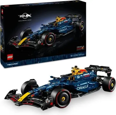Zdjęcie produktu dla LEGO Technic F1 Oracle Red Bull Racing RB20, Model Samochodu Wyścigowego dla Dorosłych, Silnik V6, Skrzynia Biegów, 1639 Elementów