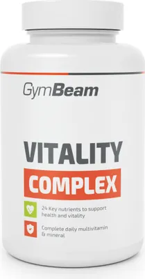 Produktbild von GymBeam Vitality Komplex – Multivitamin- und Mineralstofftabletten mit 11 Vitaminen und 5 Mineralien, angereichert mit Vitaminen und Antioxidantien, stärkt das Immunsystem