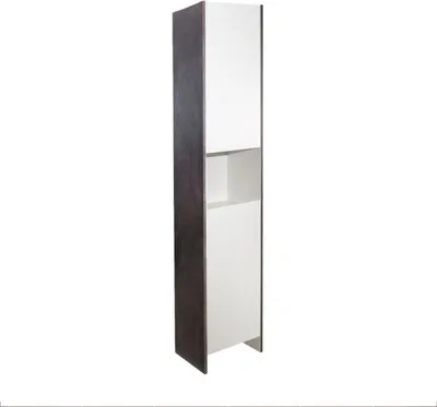 Produktbild von Interia Badezimmer Hochschrank Mylla Weiß - Beton