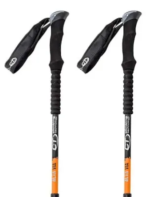 Obrázek produktu pro Trekingové hole Climbing Technology Alta Via, černé, 66–135 cm, černé, 66–135 cm