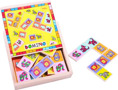 Obrázok produktu pre Bigjigs Toys Drevené domino so zvieratkami
