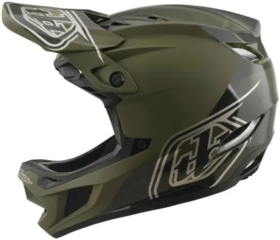Produktbild von Troy Lee Designs D4 Polyacrylite Downhillhelm Grün M Grün M