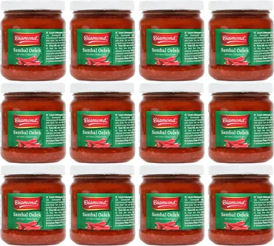 Produktbild von Diamond Sambal Oelek sehr scharf 12x200g