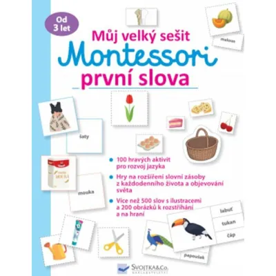 Zdjęcie produktu dla Svojtka & Co. Mein großes Montessori-Arbeitsheft: Erste Wörter