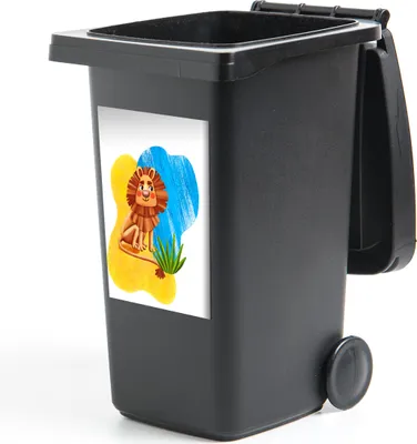 Produktbild von MuchoWow® - Mültonnen-sticker - Sticker - Aufkleber für die Mülltonne