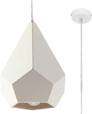 Image de Lampe pendante en céramique PAVLUS 1xE27 15W céramique 135x25x25cm Sollux Lighting