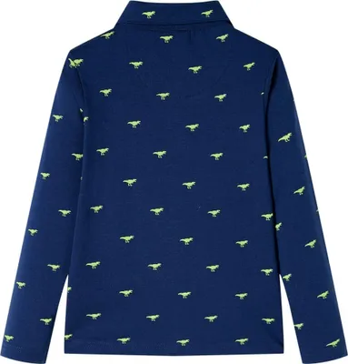Image de vidaXL Chemise pour enfants bleu marine 92