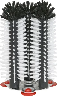 Zdjęcie produktu dla Zmywak do szklanek, Szczotki do szklanek z metalową podstawą - Delfin, 5 x 25 cm
