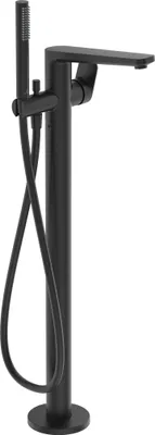 Produktbild von Ideal Standard freistehende Badearmatur Tonic II Ausladung 220mm A6347XG Schwarz (Silk Black)