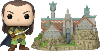 Obrázek produktu pro FUNKO POP! Town Lord Elrond with Rivendell, Sběratelská postavička, Filmy a televizní seriály